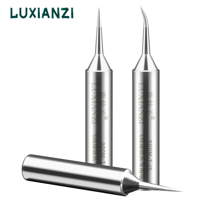 Luxianzi-はんだごてチップ,900m,超微細フライ,0.2mm,交換用ヘッド,bga溶接修理ツール