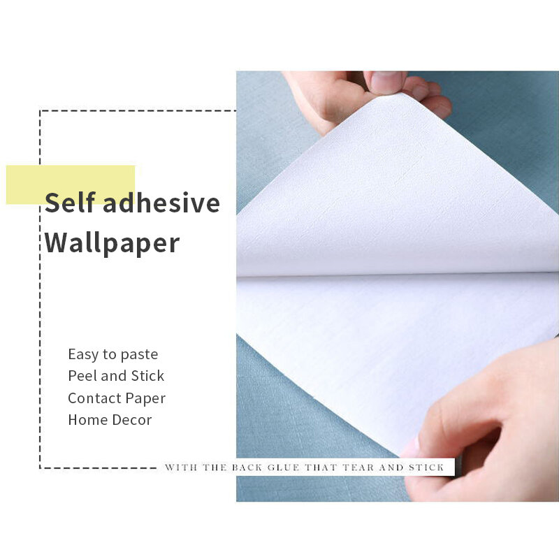 Matte White Renovation PVC Waterproof Self-adhesive Wallpaper DIY Contact Paper Wall Sticker Wall In Rolls Home Decorative Films