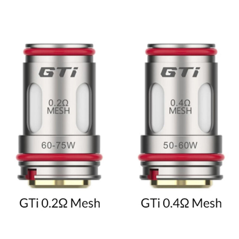 لفائف GTi-Mesh لخزان أوم الفرعية ITank ، GTi ، 0.2ohm ، 0.4ohm ، 200 ، 100 ، 80 gen ، 80s & 200 Kit
