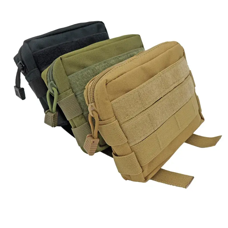 Molle Utility-riñonera EDC, bolsa táctica militar, bolsa médica de primeros auxilios, cinturón, bolsa de caza para deportes al aire libre