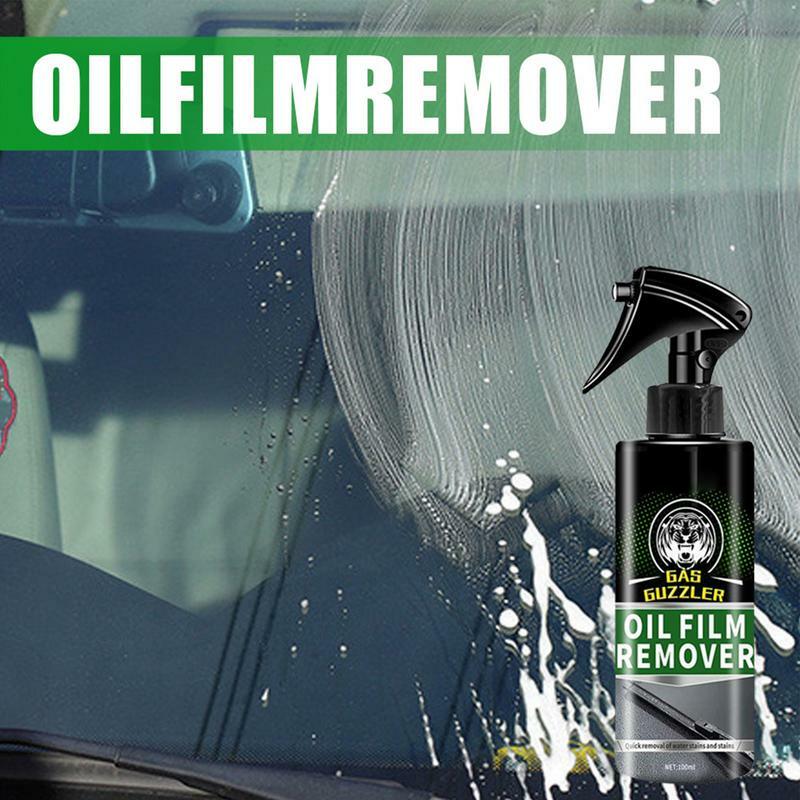 Auto Glas Olie Folie Reiniger 100Ml Auto Glas Oliefilm Verwijderaar Snelwerkende Huishoudelijke Schoonmaak Spray Voor Glazen Deuren Cosmetische Spiegel