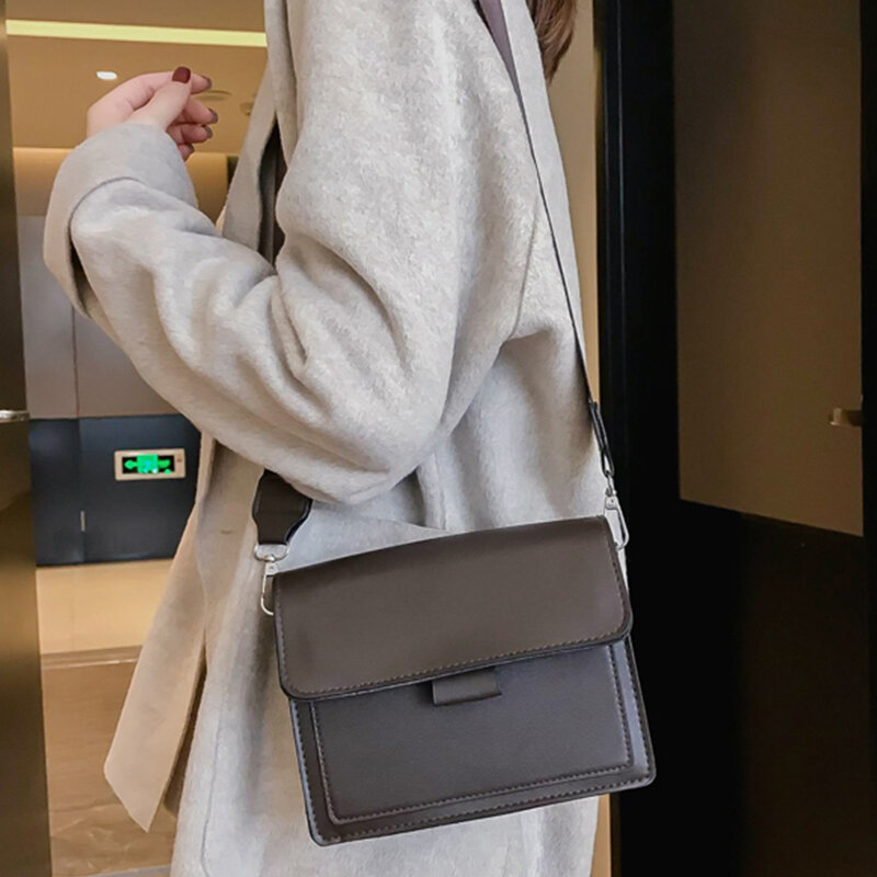 تريند المرأة حقيبة Vintage حقائب كروسبودي للنساء حقائب الكتف عادية 2023 موضة فاخرة حقائب الكتف السيدات حقائب محفظة