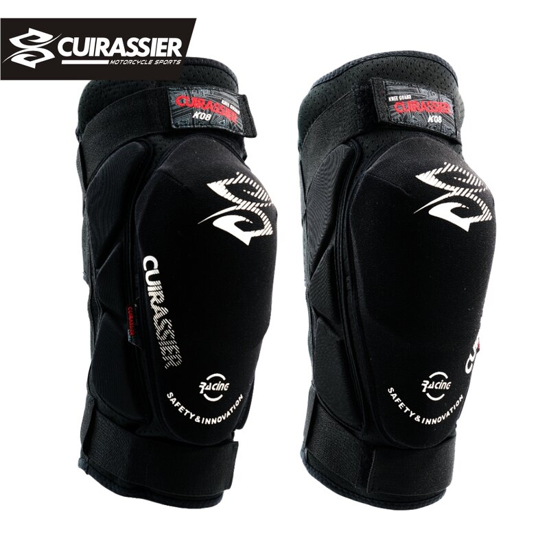 Cuirassier K08 Light Knee protector motorbike Motorcycle Knee Protection pads Leds gear Road knee pads MX MTB ventilation