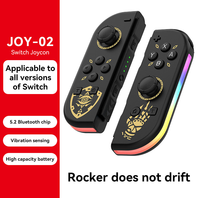 Nintendo Switch Gamepad 2 Motor de vibración, giroscopio de 6 ejes, Bluetooth 5,2, accesorios para controlador de juegos OLED