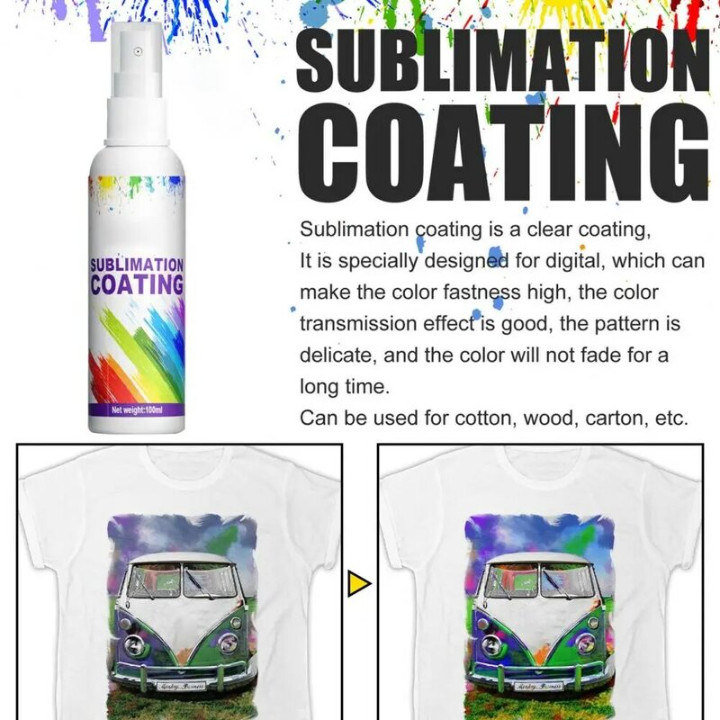 Quick Drying Easy to Operate Fabric Achieve Brighter Color Spray Coating Household Supplies