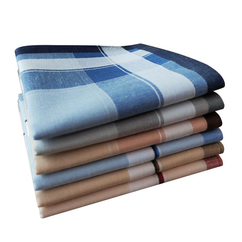Mouchoirs de poche en coton pour hommes, mouchoirs carrés, bandanas haut de gamme, cadeaux pour hommes, mouchoirs pour marié imbibés, fête, Rhformel, 6x