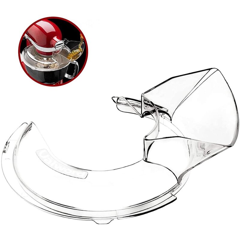 W10616906 Pouring Shield Bowl Cover For Kitchenaid 4.5 And 5 QT Polished Or Brushed Tilt Head Stand Mixer Bowls ONLY for KN1PS