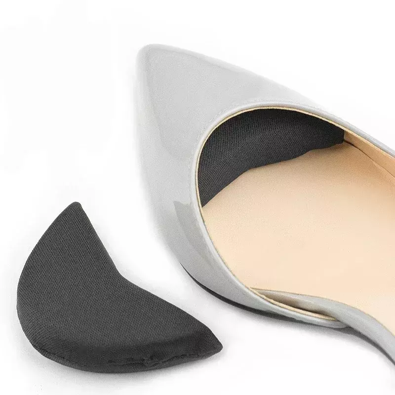 2-10 buah sol pengisi hak tinggi pereda nyeri sol depan jari kaki Plug bantal spons Forefoot bantalan sisipan dapat disesuaikan mengurangi ukuran sepatu