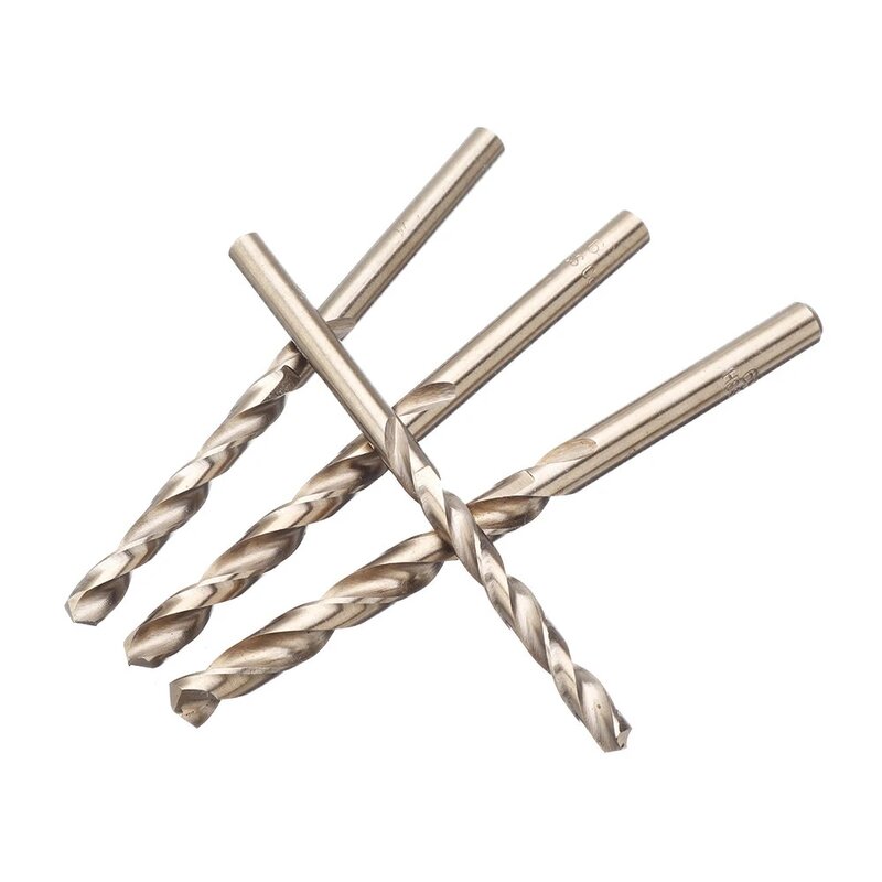 Mèches hélicoïdales de longueur HSS-Co Jobber, M35 asil alt, jeu de forets pour acier inoxydable, bois et métal, 1.5-10mm, 99 pièces