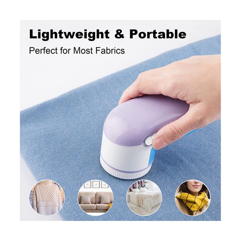 Lint Remover, Rechargeable Fabric Shaver Electric Sweater Defuzzer Lints Fuzzs Pilling Pills Trimmer