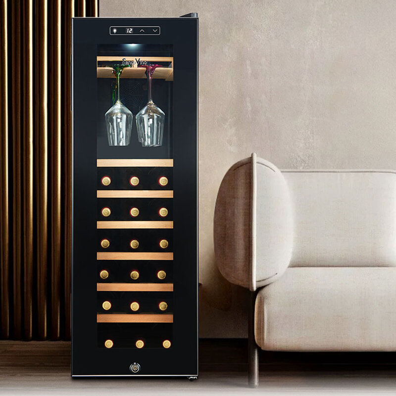 Armoire à vin sur pied moderne, coin de salon, affichage en verre européen, refroidisseur de décoration, réfrigérateur T1, meubles de club Kast