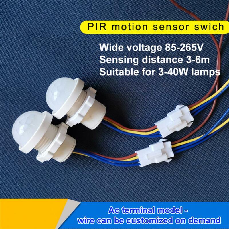 Infrared Human Induction Lamp Switch Light Easy To Install Wholesale Hot Human Body Sensor High Sensitivity Universal Wiring Abs