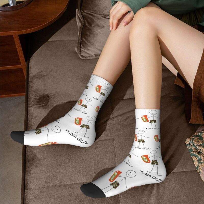Смешные мужские носки типа туба, высококачественные чулки в стиле Харадзюку, всесезонные длинные носки, аксессуары для мужчин, подарок на день рождения