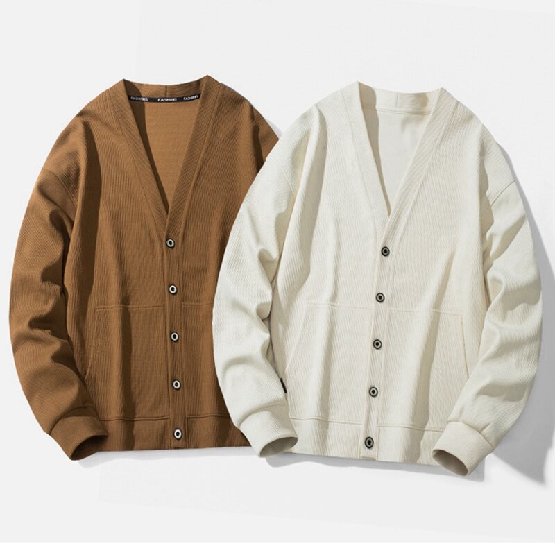 Xaile de malha retro de Hong Kong masculino, camisola solta, plus size, moda casual, outono, nova maré, marca, 9XL, 8XL, 7XL