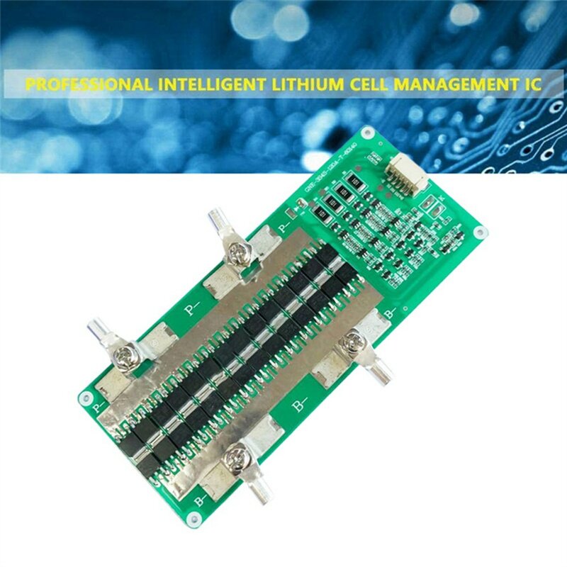 4S 12V LiFePO4 Battery Protection Board with Balanced Charging 150A Continuous 100A Power Portable Car Start Equalizer