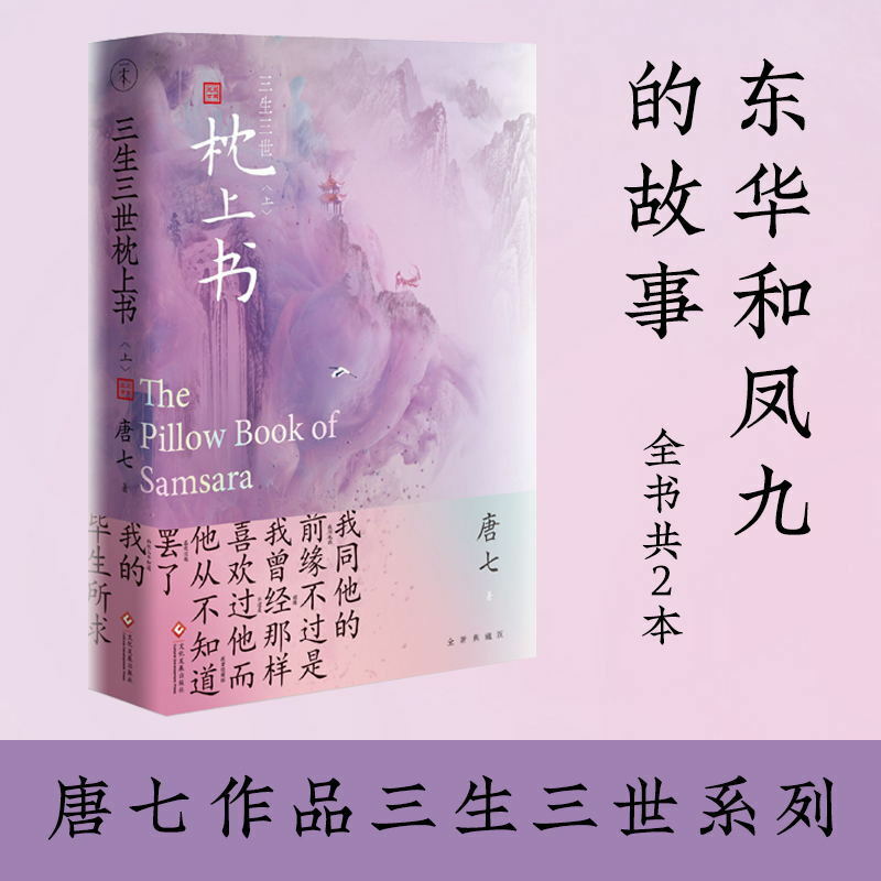 Livre trois vies trois mondes oreiller haut et bas Volume dix Miles de fleurs de pêche livres Tang mythologie romance livre de roman