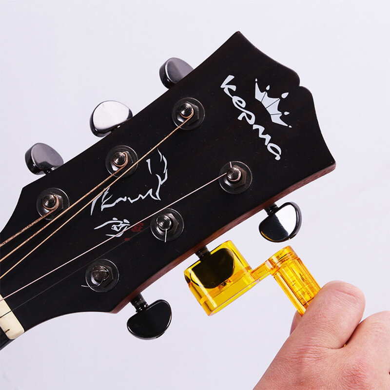Violino corda enrolador guitarra, preto, transparente, amarelo, rosa, roxo, dobro, substituição