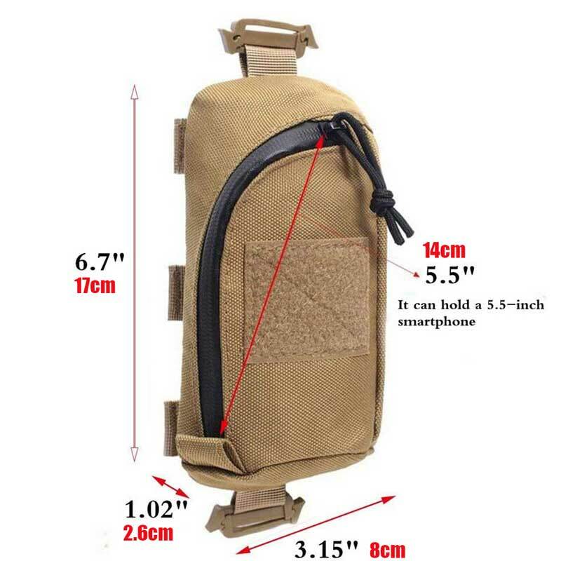 Travel Portable First Aid Kit Bag Molle Phone Pouch Army EDC Tool Outdoor Tactical Emergency Bag Hiking Hunting Backpack Supplie