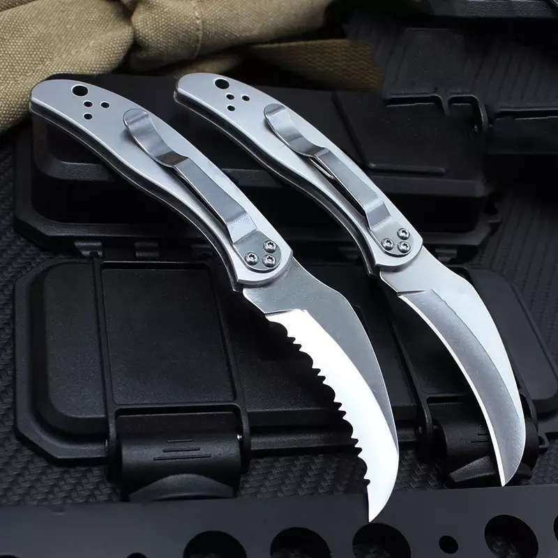 Multifunctional Outdoor Tactical Folding Knife Camping Portable EDC Tool Wilderness Survival Security Pocket Knives