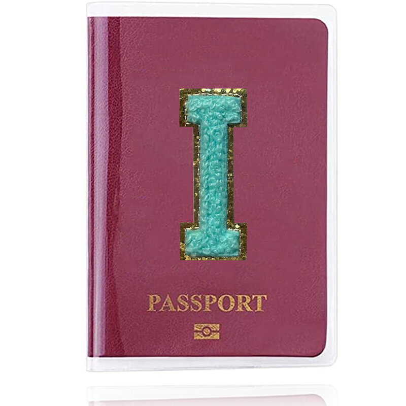 이름 여권 커버 여행 웨딩 여권 커버, 거치대 패션 결혼 선물 편지 시리즈 비즈니스 PVC 방수 케이스