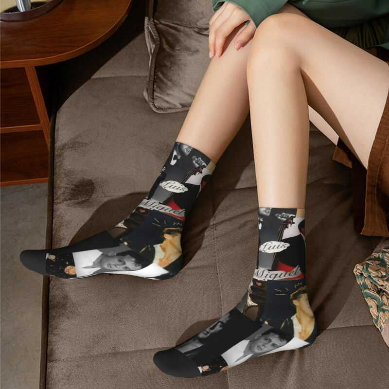 ถุงเท้าสเก็ตบอร์ดเอลโซลเดอเมกซิโกถุงเท้าบุรุษและสตรีให้ความอบอุ่นในฤดูหนาว