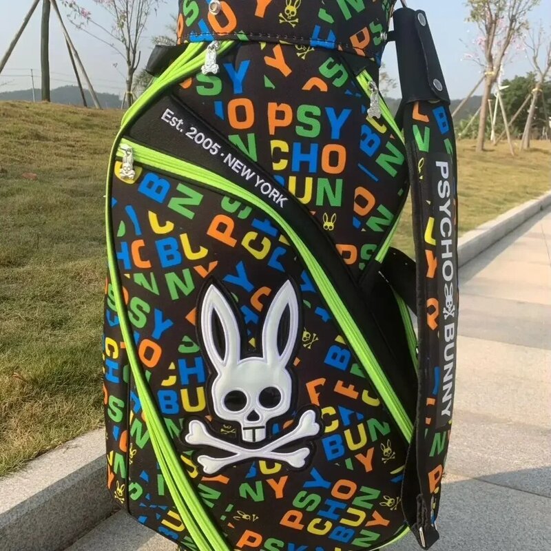 2024 Tide Skull Rabbit Golf Bag Large Capacity Multi-purpose Caddy Bag Portable Men and Women  Golf Standard Bag  골프백