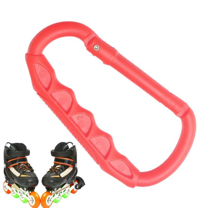 Shopping Bag Holder Roller Skates Buckle Shoe Hanger Hook Clip Reusable Skates Carrier Buckle Shopping Bag Holder Handle Grocery