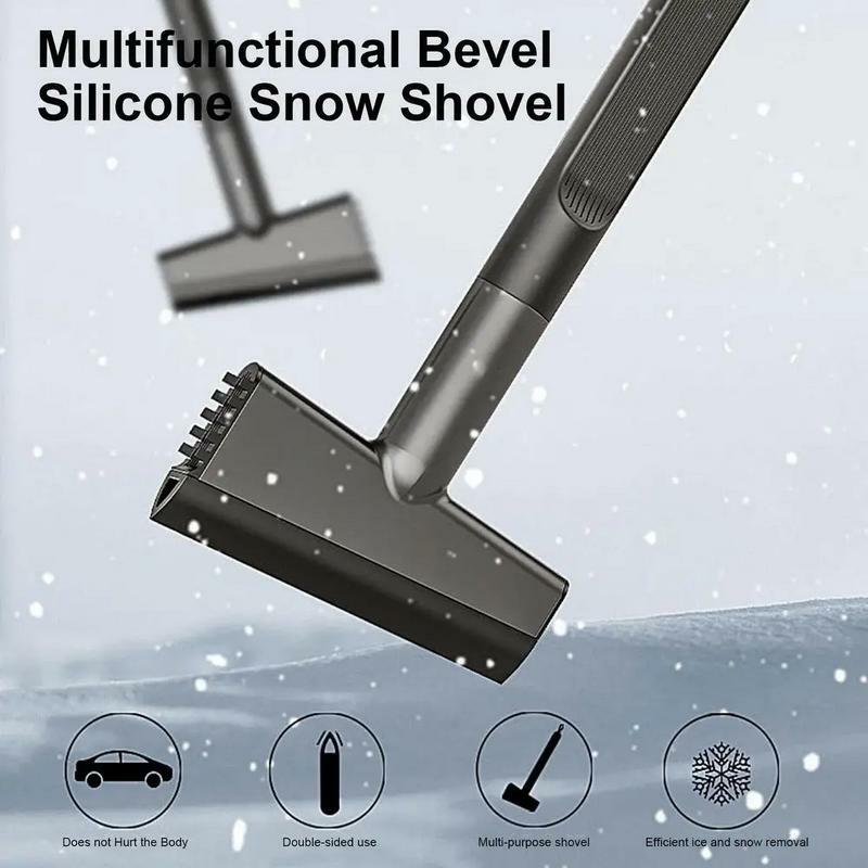 Ice Scraper For Car Anti-Scratch Ice Remover For Car Window With Extended Handle Winter Automotive Exterior Accessories Car