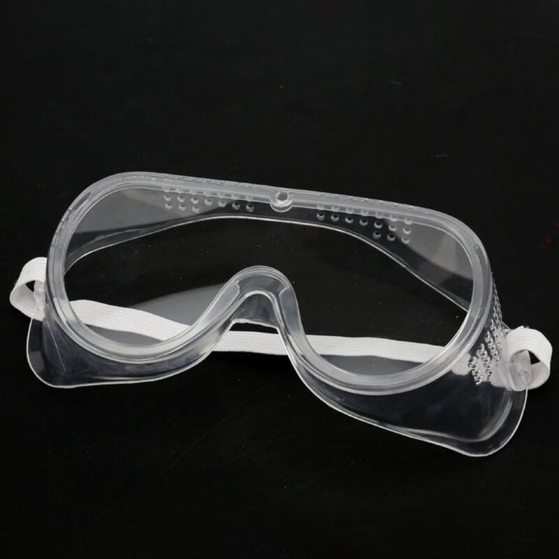 Kacamata pelindung mata transparan, simpel Anti cipratan PVC pelindung mata