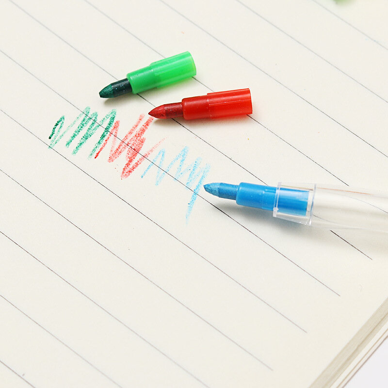 10 개/대 다채로운 색상 펜 다채로운 색상 연필 낙서 드로잉 펜 DIY 교체 컬러 연필 드로잉 장난감