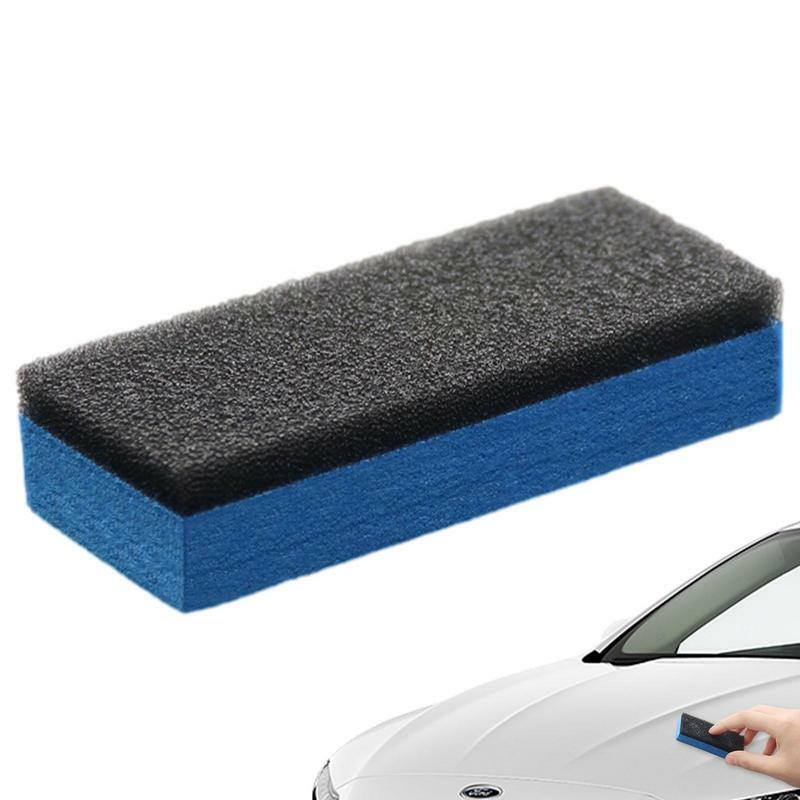 Esponja de limpieza de encerado para rueda de coche, cubierta de cepillo, almohadillas aplicadoras de contorno de neumáticos, accesorios de detalle