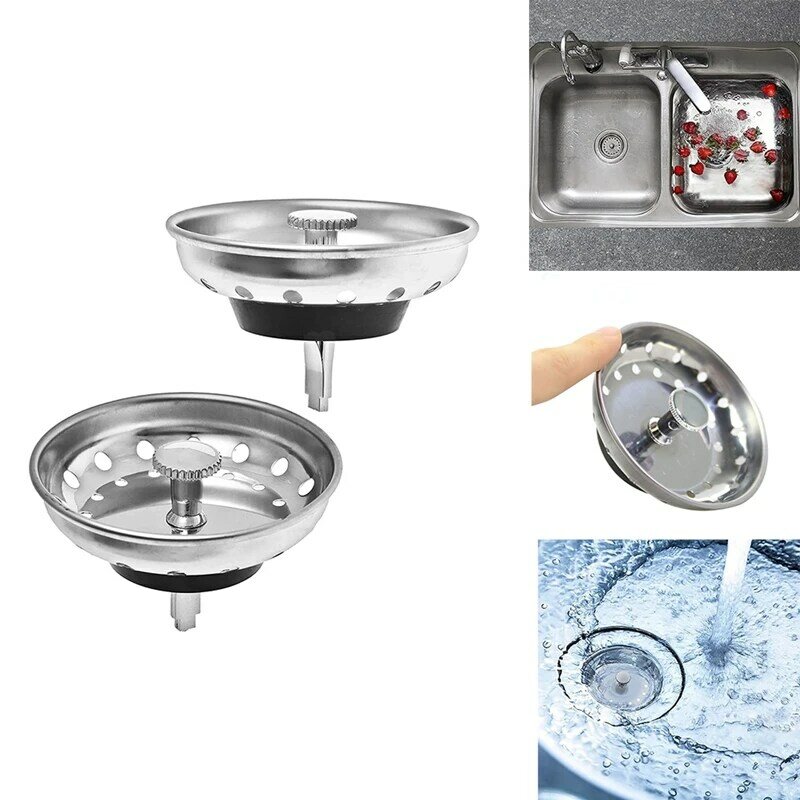 4 Pieces Of Drain Filter Sink Plug, Filter Water Sealing Umbrella, Kitchen Sink Plug Cover, Plug Sealing Cover Easy To Use