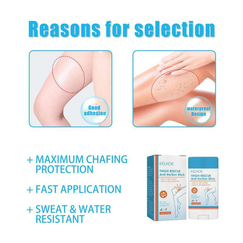 Anti Chafe Cream Waterproof Glide Anti Chafing Stick Chafing Stick For Women Running Chafe Stick For Heel Lower Arm Thigh Skin