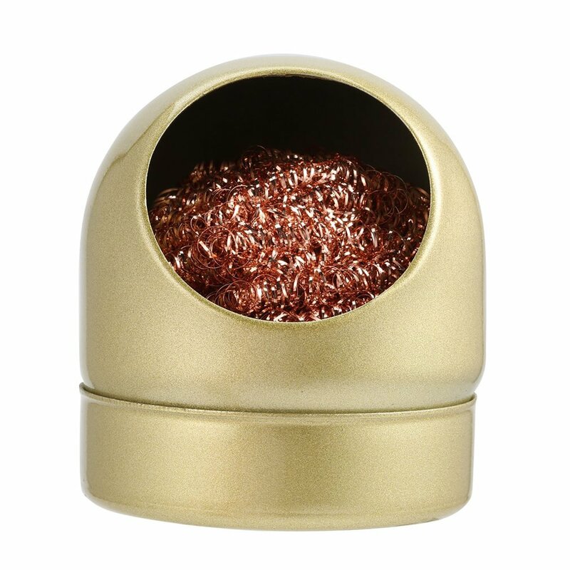 Steel Wire Brass Ball Copper Metal Sponge Soldering Solder Iron Metal Welding Head Tip Cleaner Cleaning Ball Remover