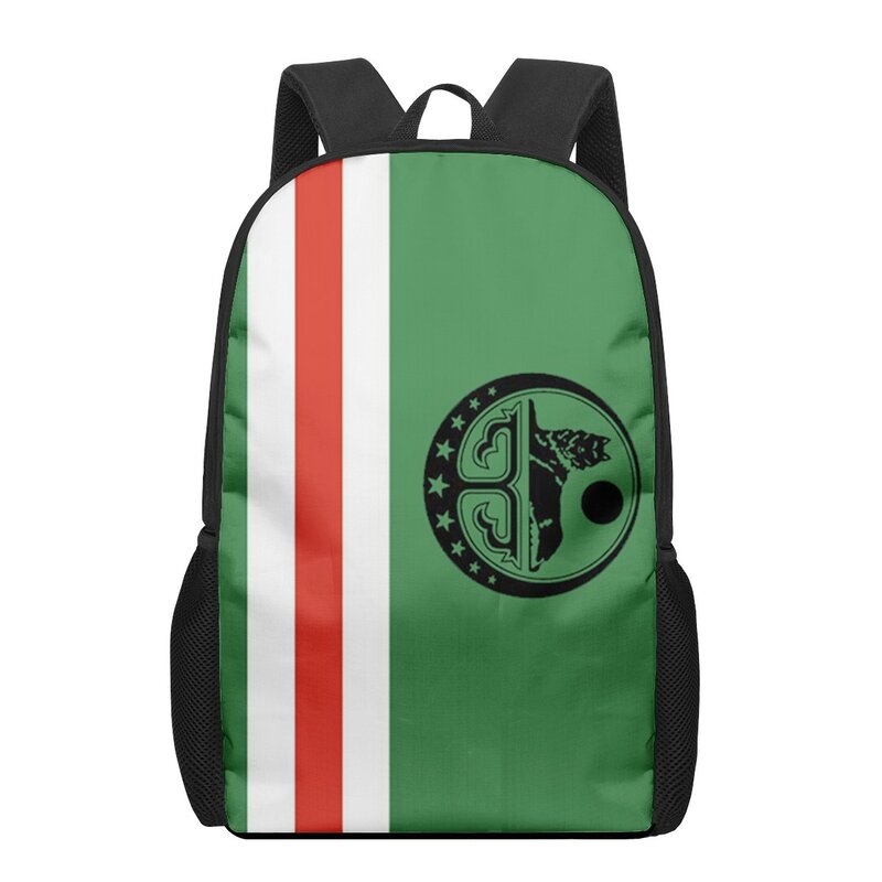 여아 및 남아용 체첸 국기 책가방, 어린이 학교 책가방, 초등 학생 책가방, 3D 인쇄