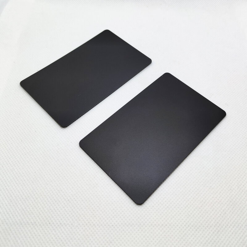 Metal em branco e PVC Híbrido NFC Card, Identificação Social, Controle de Acesso, Cartão de visita, 13.56MHz, 215 Chip, 1 Pc