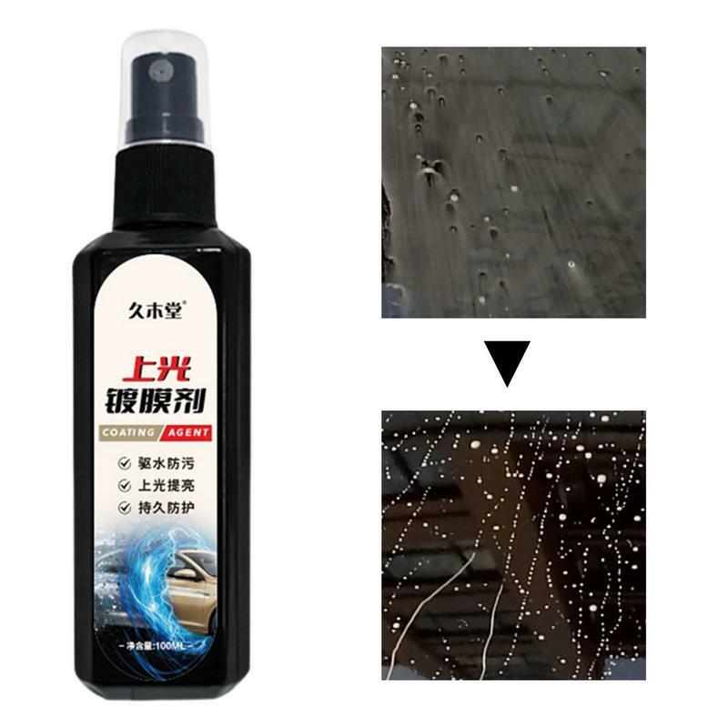Spray de revêtement de voiture en céramique pour voitures et vélos, spray d'avertissement en cristal, agent de revêtement hydrophobe, peinture automatique, 100ml