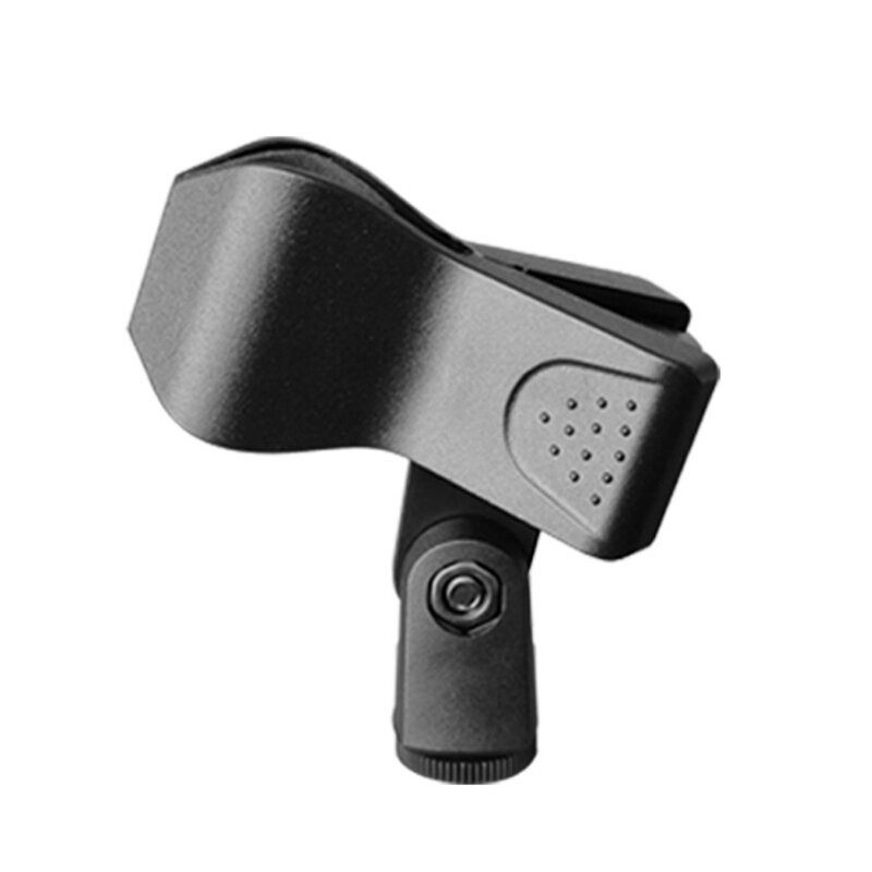 Durable Plastic Microphone Clip Clamp Wireless Handheld Holder Adapter  Stand Wire Mic Rotatable Bracket Clip Microphone Clip