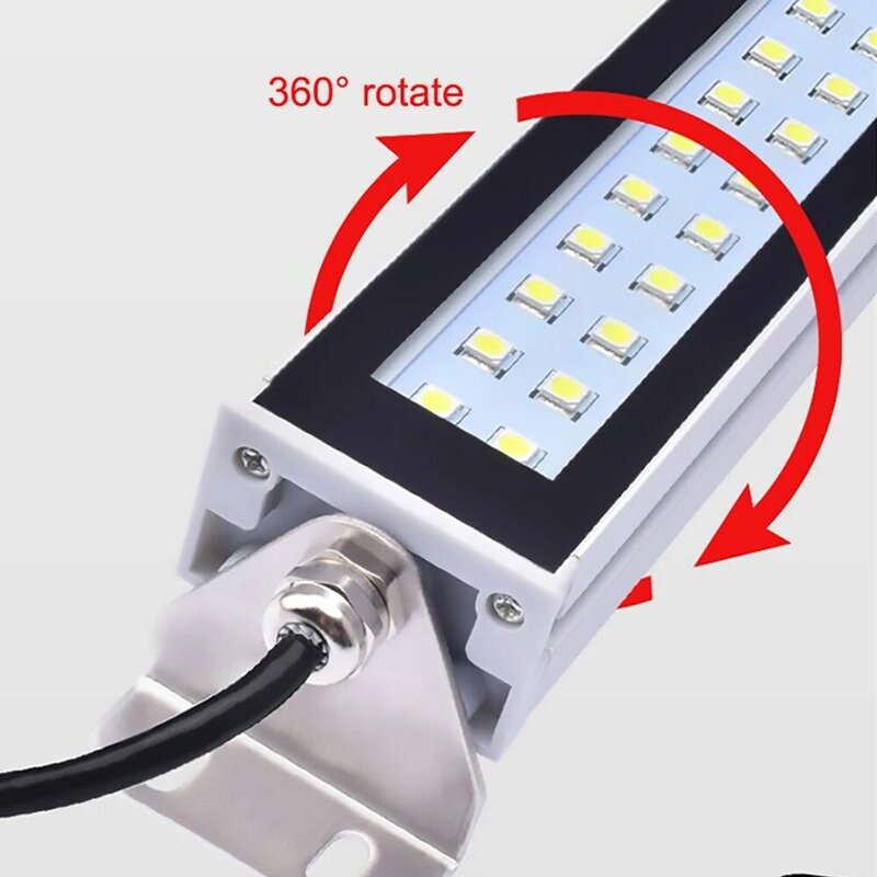 Machine Work Tool Lights LED Industrial Lamp 100% Waterproof Oil-proof Dust-proof Strip Bar Lamps 22CM 35CM 40CM 52CM 220v 24v