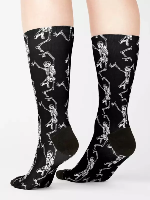 Носки Dance With Death (белые), Роскошные зимние теплые женские носки для регби