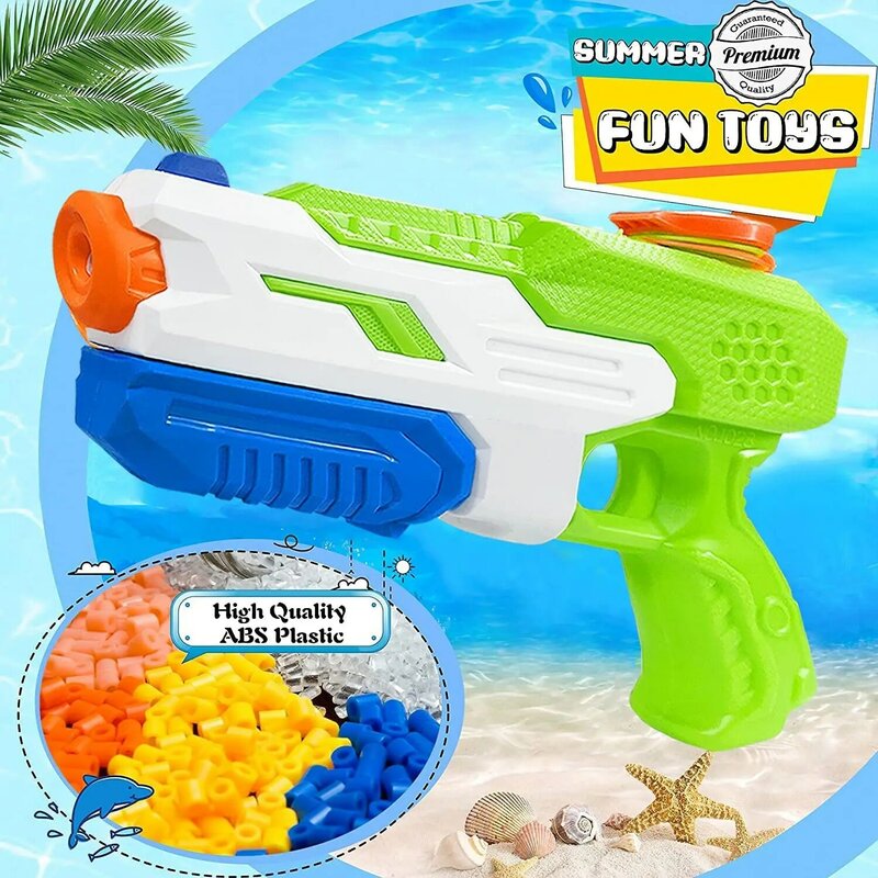 Pistol air pistol semprotan Musim Panas 600CC untuk anak laki-laki perempuan dewasa mainan luar ruangan untuk kolam renang halaman rumput pantai