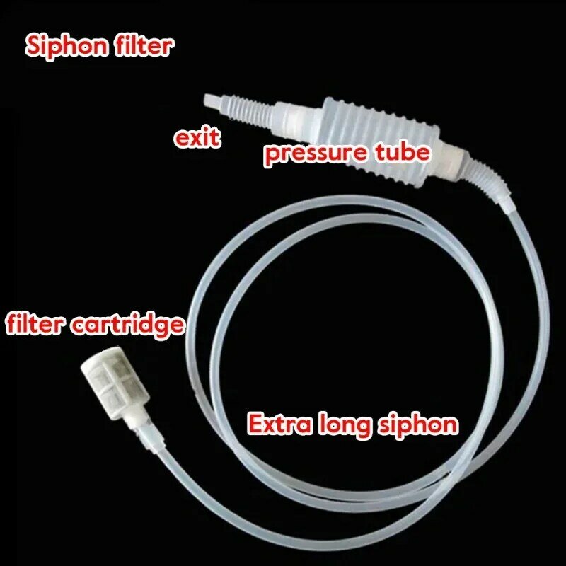 Home Brewing Siphon Hose Wine Red Wine Making Tool Food Grade Plastic Alcohol Distiller Filter Tube Tool Kitchen DIY Bar Tool