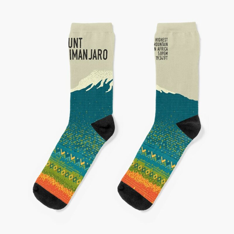 Mount Kilimanjaro Socks valentine gift ideas professional running Boy Socks Women's