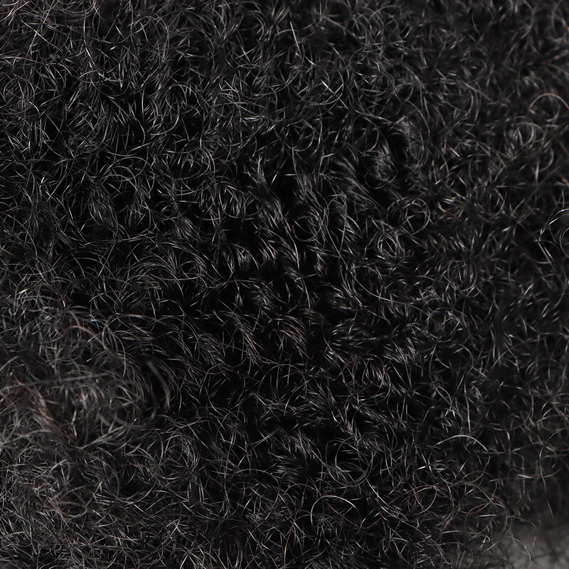 Ahvast afro kinky cabelo humano em massa para dreadlock extensões 18 polegadas 1 pacote 30 grama loc reparação afro kinky trança 1 oz