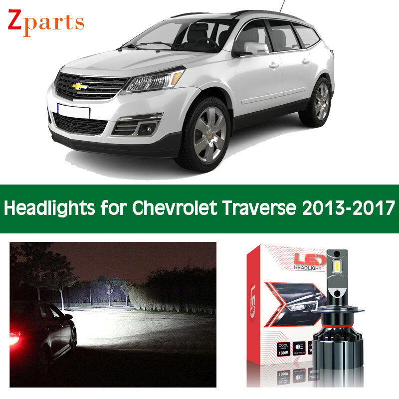 Farol do carro para chevrolet traverse 2013 2014 2015 2016 2017 canbus farol baixo feixe de alta iluminação luz da lâmpada acessórios