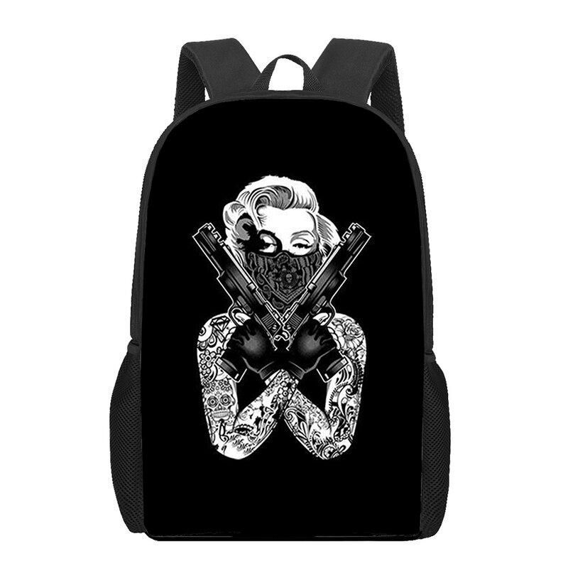 ロシアのソフィアのプリントが施されたバックパック,カジュアルなランドセル,男の子と女の子のための旅行用ショルダーバッグ,ラップトップバッグ