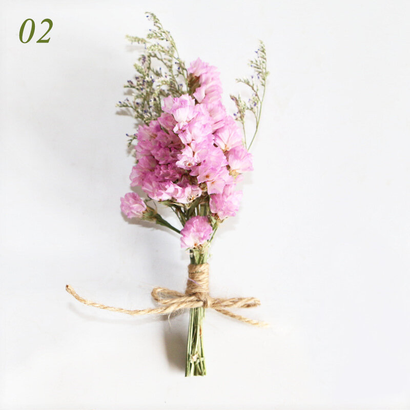 Mini Natural Secas Flores Bouquet, Fresco Preservado, Babysbreath, Fotografia, Decorativos, Presentes De Casamento, 1Pc