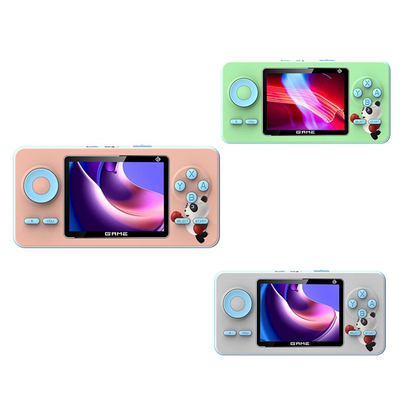 Mini Portable Game Console Retro Classic Handheld Game Player 8 Bit With 520 Free Games Kids Gift-Pink Durable Easy To Use