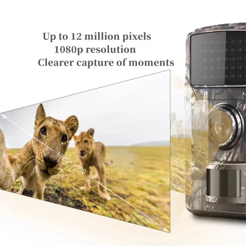 야간 투시경 모션 활성화 트리거 보안 캠, 야외 야생 동물 사진 트랩, 사냥 트레일 카메라, 16MP, 1080P, 940nm 적외선