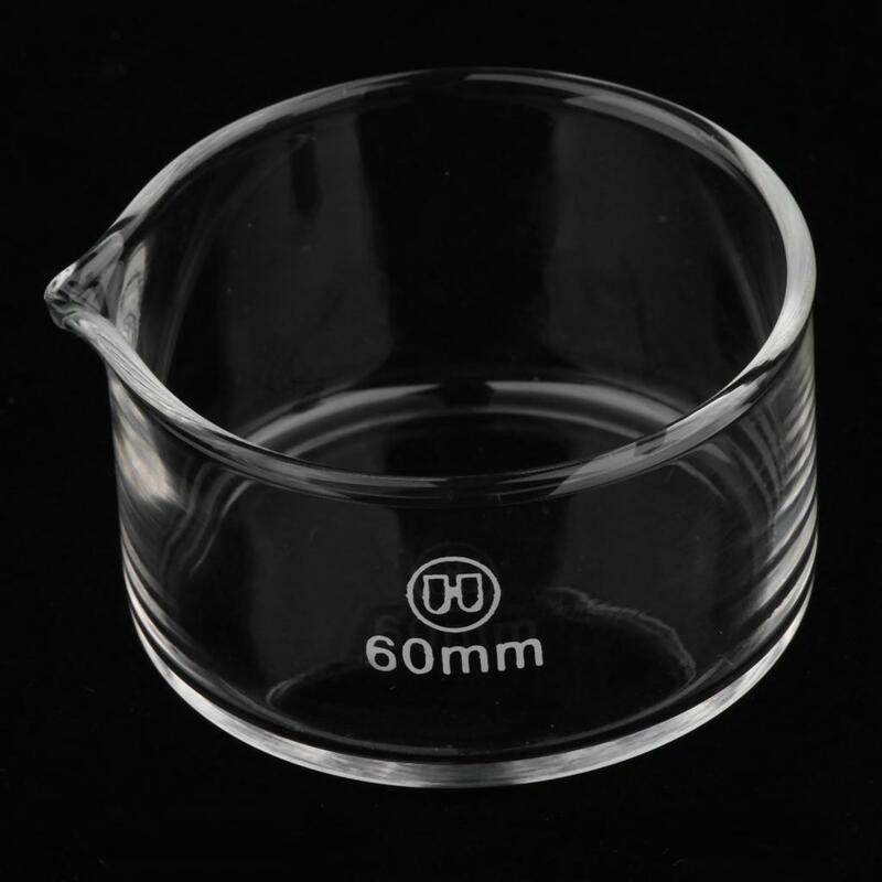 Gusci cristallizzanti da 60mm realizzati in vetro borosilicato per la cristallizzazione dello stoccaggio